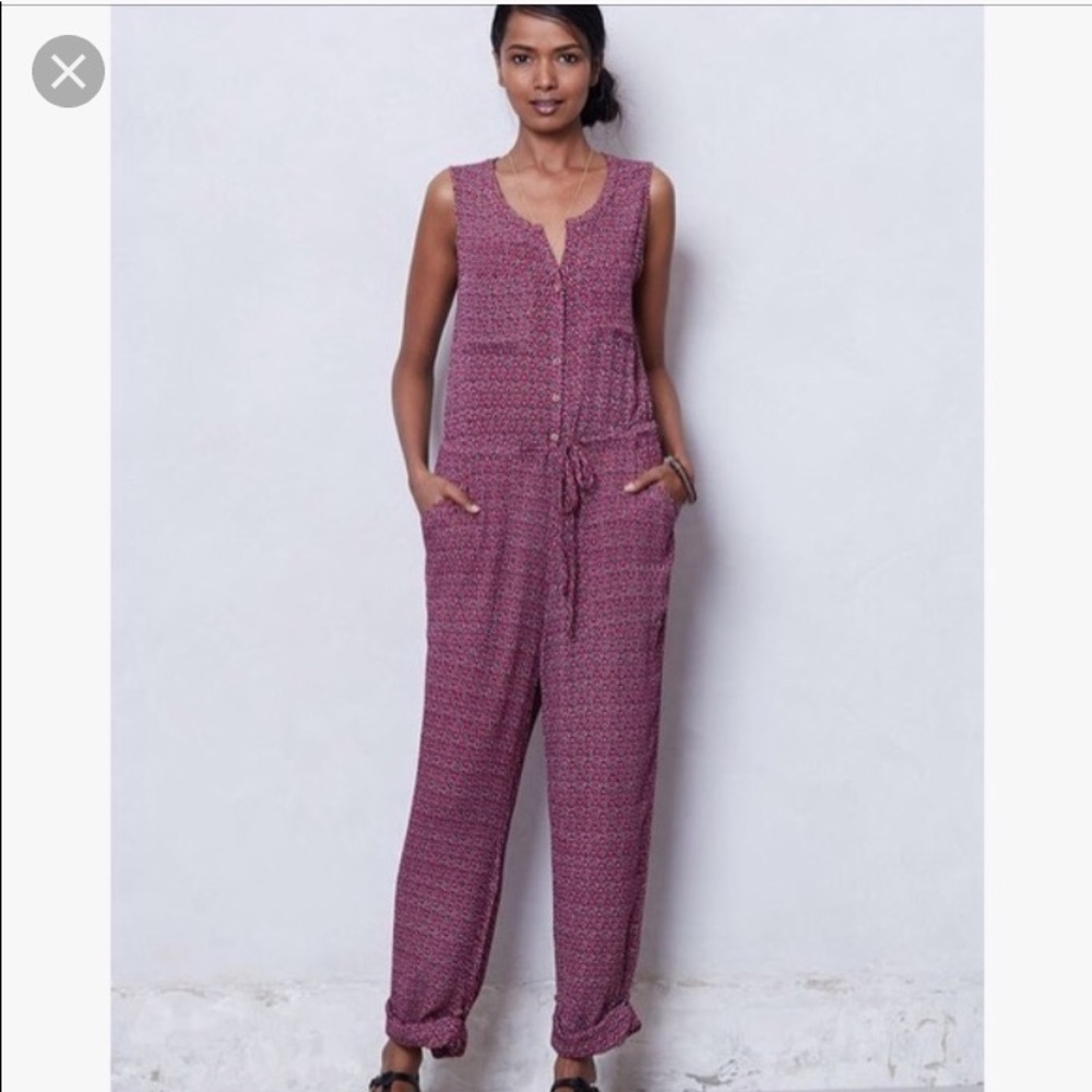 Anthropologie Lilka Ikat Jumpsuit Size Small